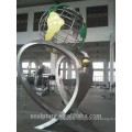 2016 New Apple Color Sculpture High Quality Paint Stainless Steel Sculpture